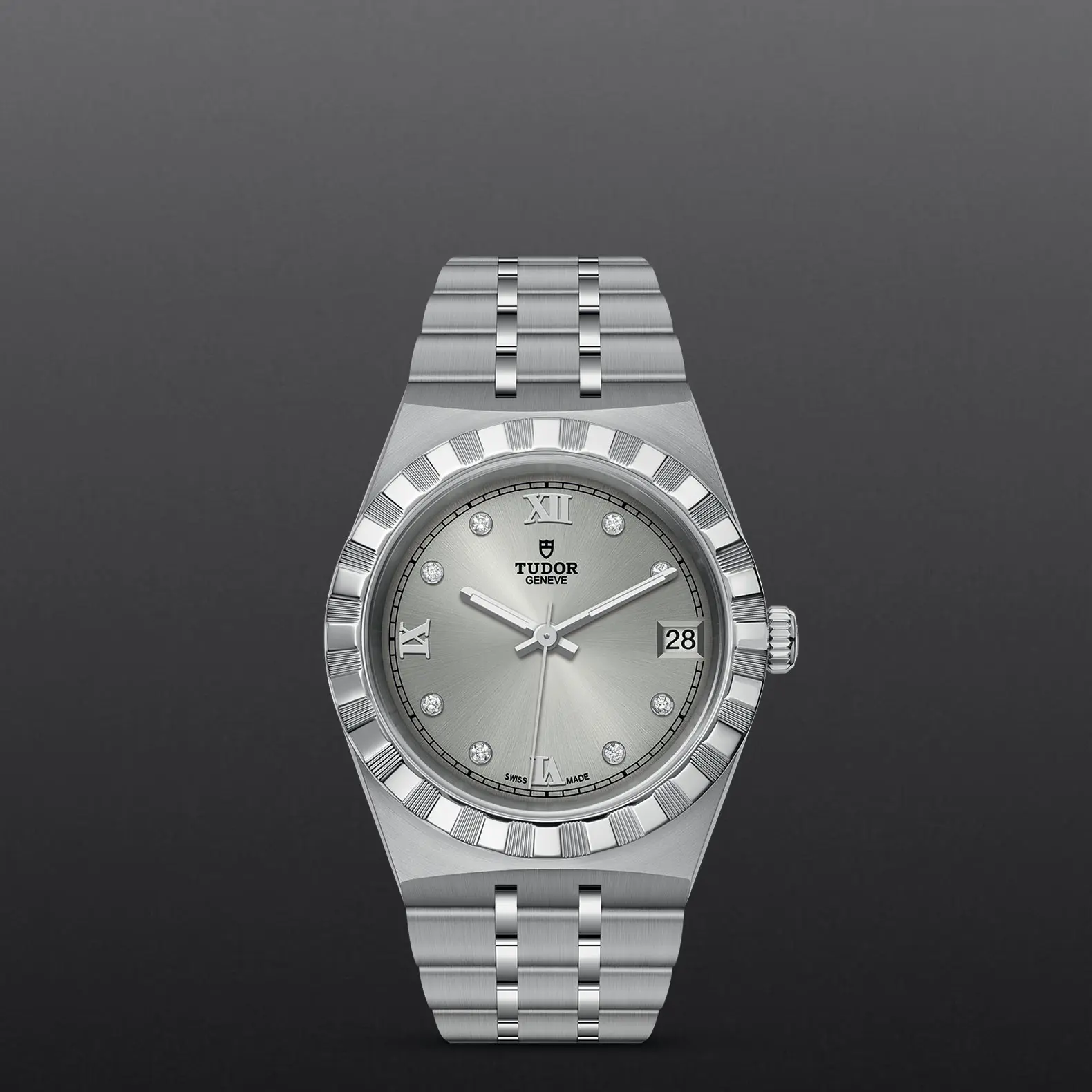 TUDORTUDOR RoyalTUDOR Royal34mm steel case with polished and satin finish - M28400-0002 at Cortina Watch Thailand