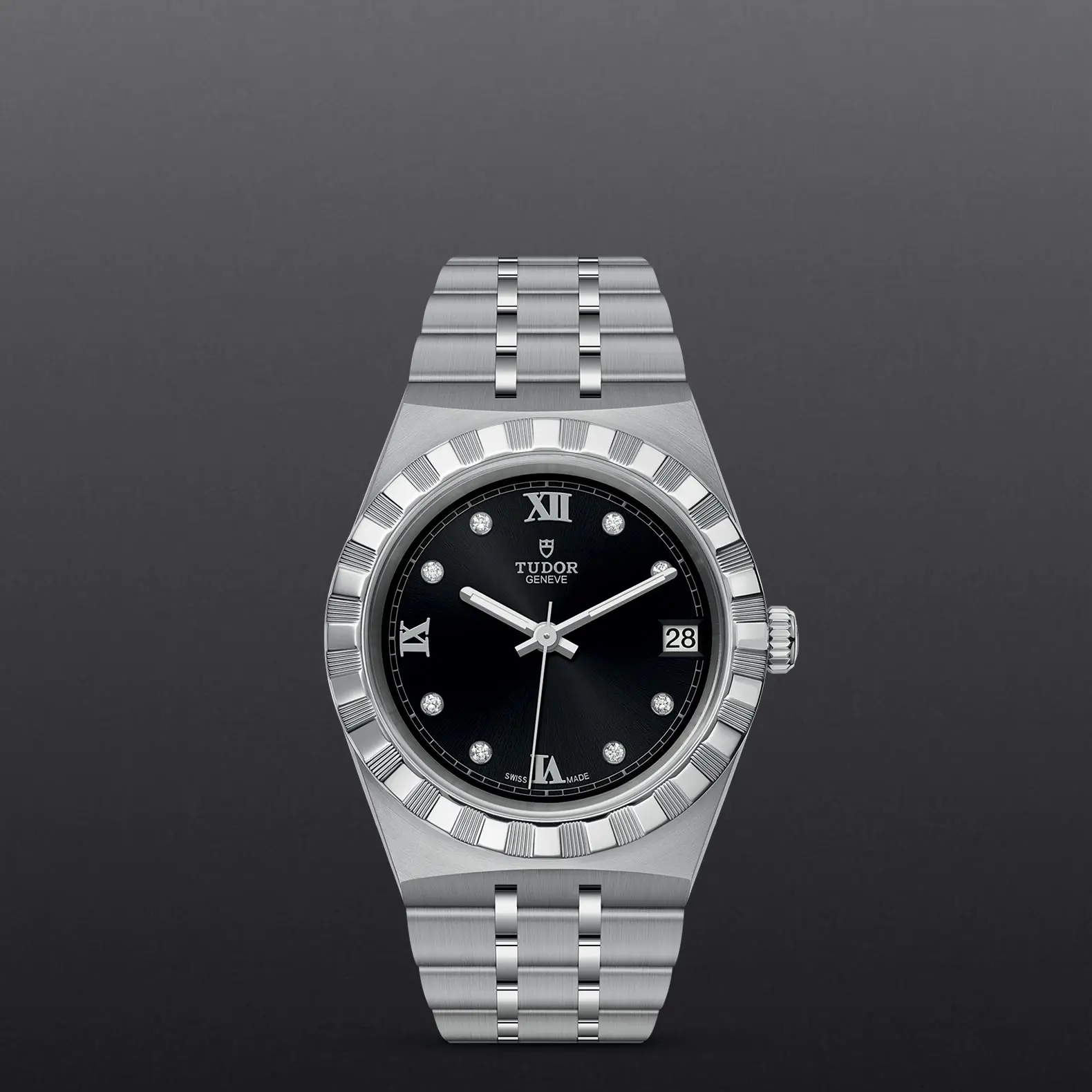 TUDORTUDOR RoyalTUDOR Royal34mm steel case with polished and satin finish - M28400-0004 at Cortina Watch Thailand