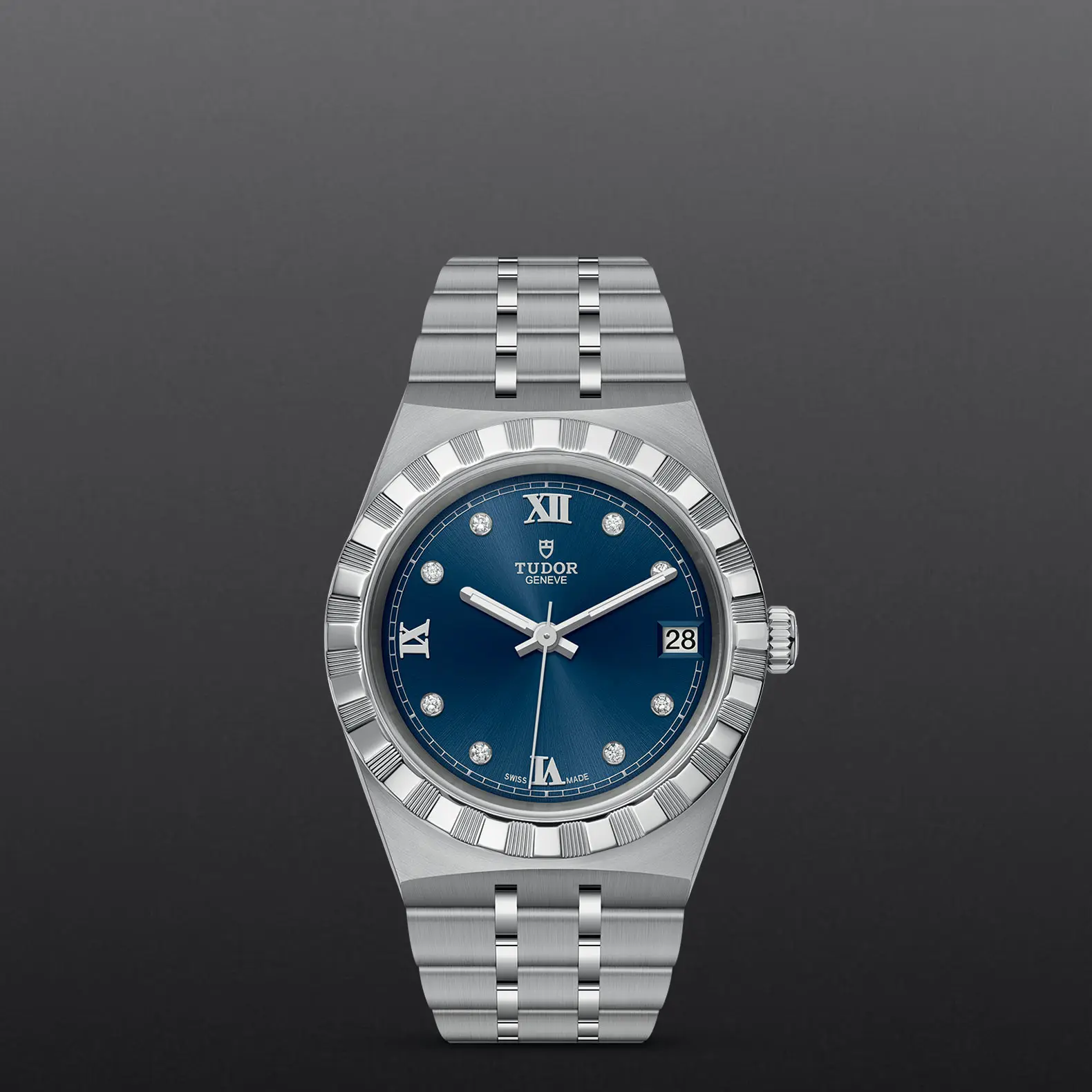 TUDORTUDOR RoyalTUDOR Royal34mm steel case with polished and satin finish - M28400-0007 at Cortina Watch Thailand