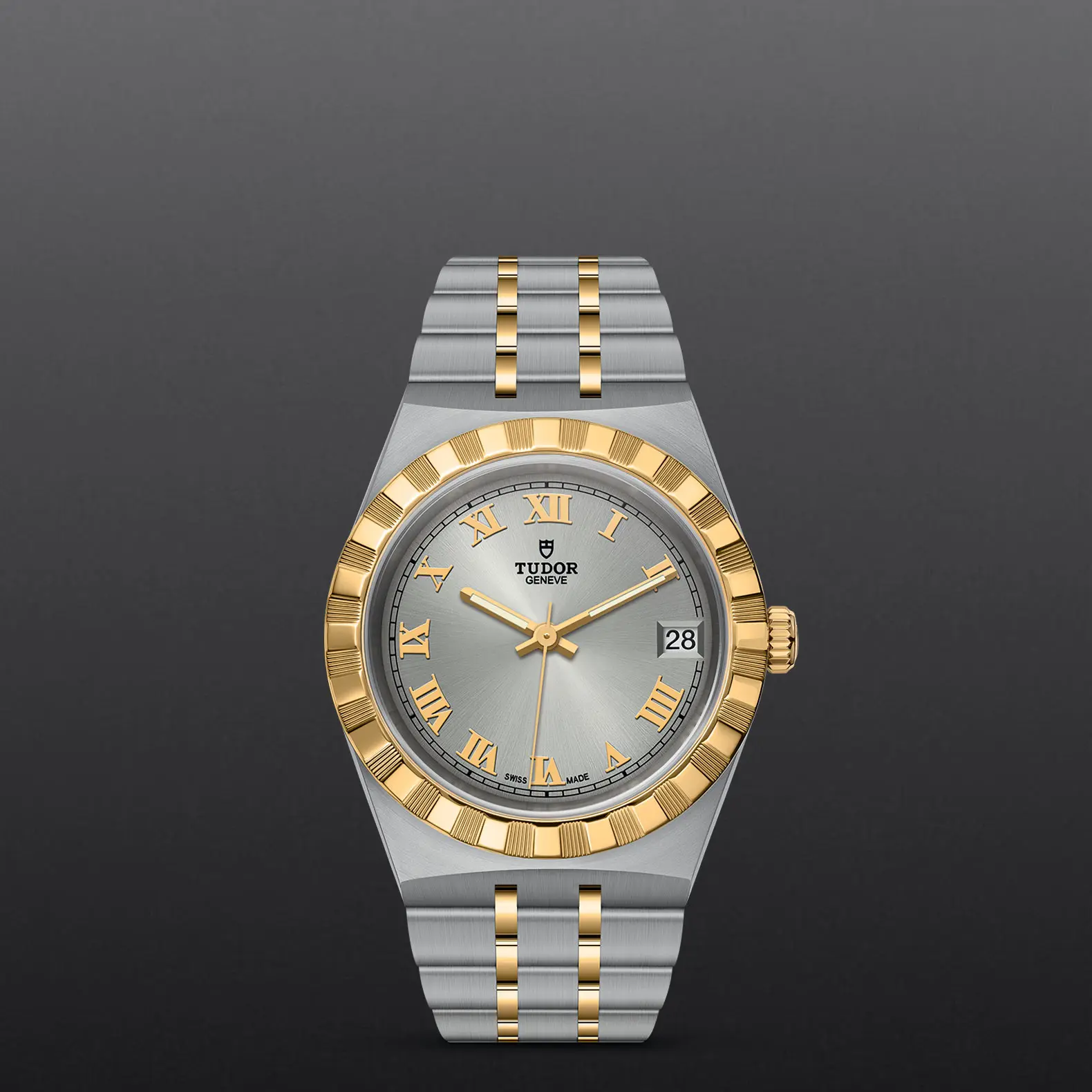 TUDORTUDOR RoyalTUDOR Royal34mm steel case with polished and satin finish - M28403-0001 at Cortina Watch Thailand