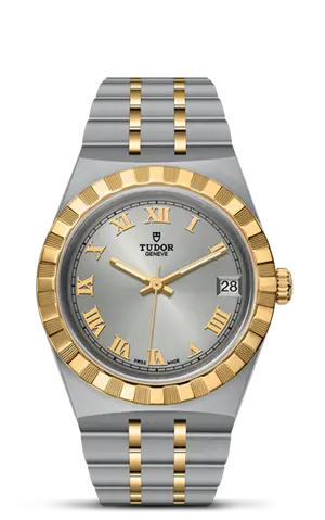 TUDORTUDOR RoyalTUDOR Royal34mm steel case with polished and satin finish - M28403-0001 at Cortina Watch Thailand