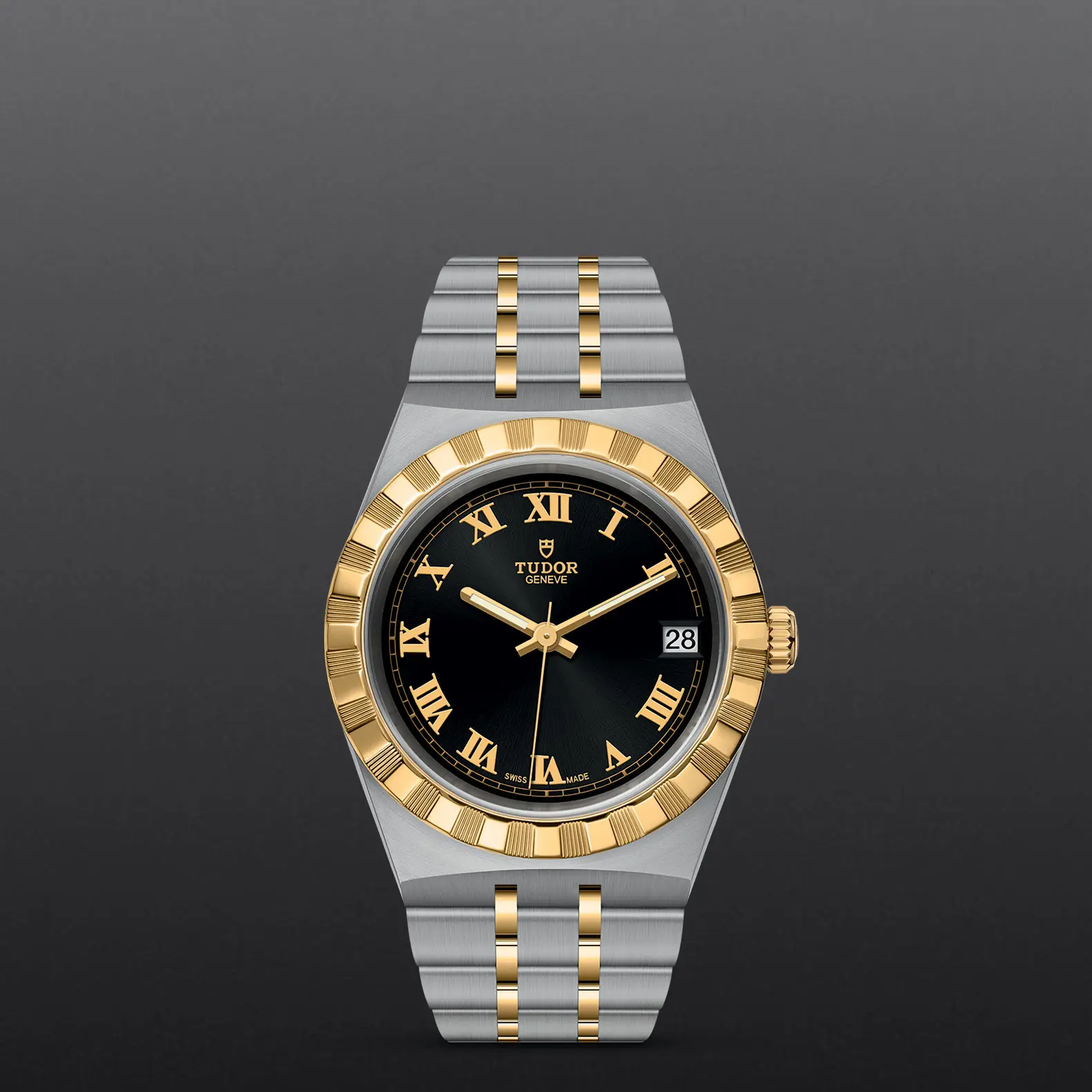 TUDORTUDOR RoyalTUDOR Royal34mm steel case with polished and satin finish - M28403-0003 at Cortina Watch Thailand