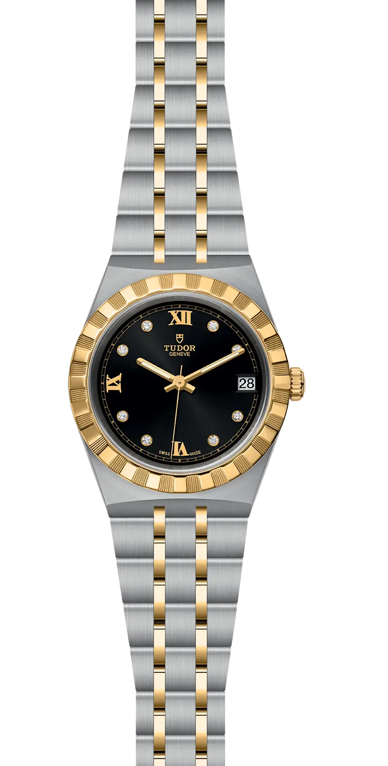 TUDORTUDOR RoyalTUDOR Royal34mm steel case with polished and satin finish - M28403-0005 at Cortina Watch Thailand