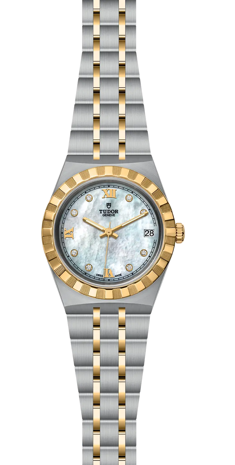 TUDORTUDOR RoyalTUDOR Royal34mm steel case with polished and satin finish - M28403-0007 at Cortina Watch Thailand