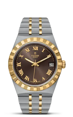 TUDORTUDOR RoyalTUDOR Royal34mm steel case with polished and satin finish - M28403-0008 at Cortina Watch Thailand