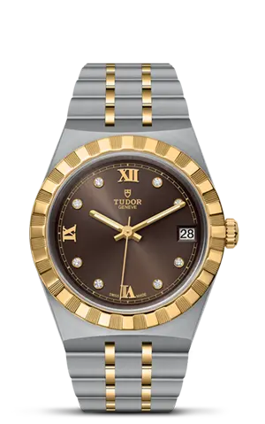 TUDORTUDOR RoyalTUDOR Royal34mm steel case with polished and satin finish - M28403-0009 at Cortina Watch Thailand