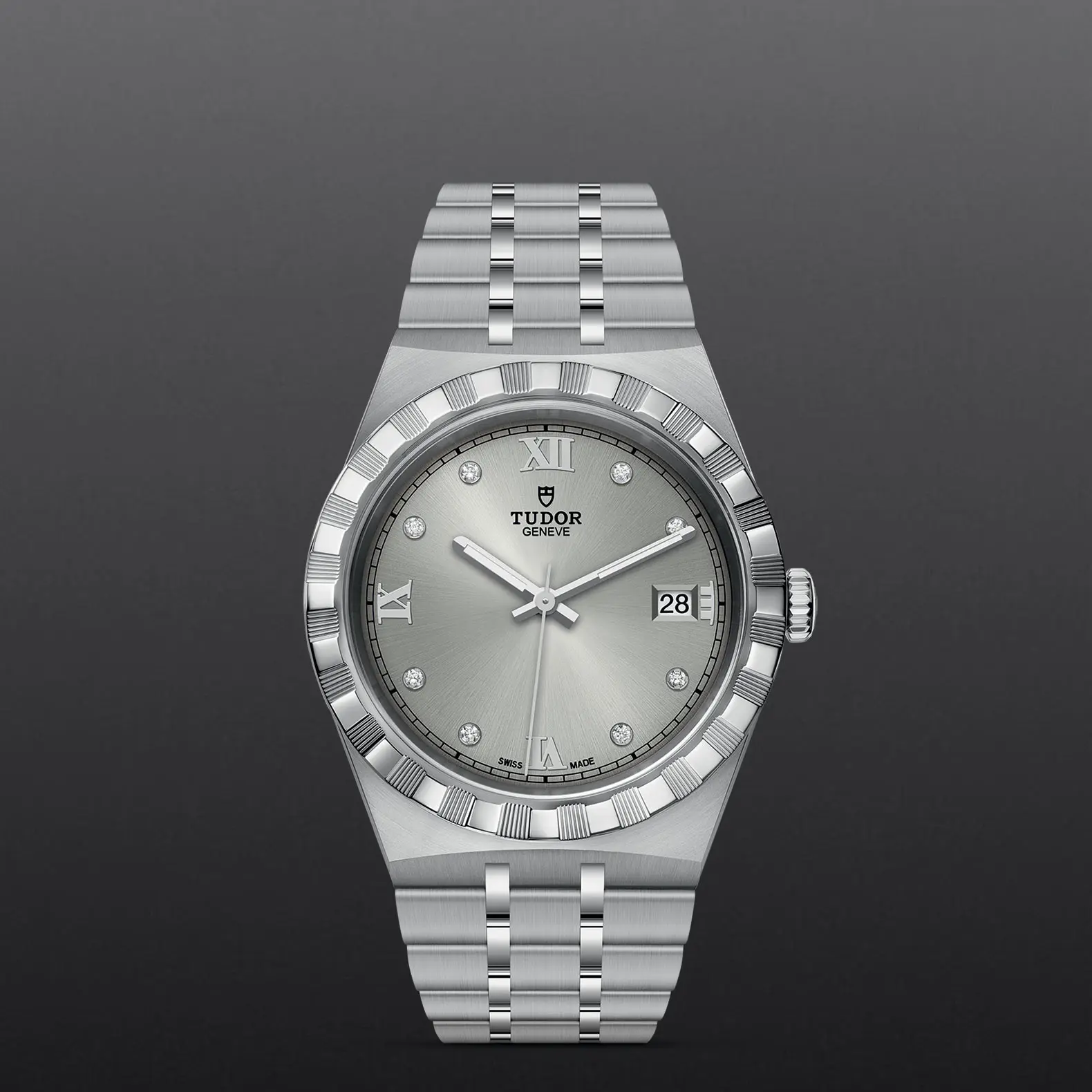 TUDORTUDOR RoyalTUDOR Royal38mm steel case with polished and satin finish - M28500-0002 at Cortina Watch Thailand