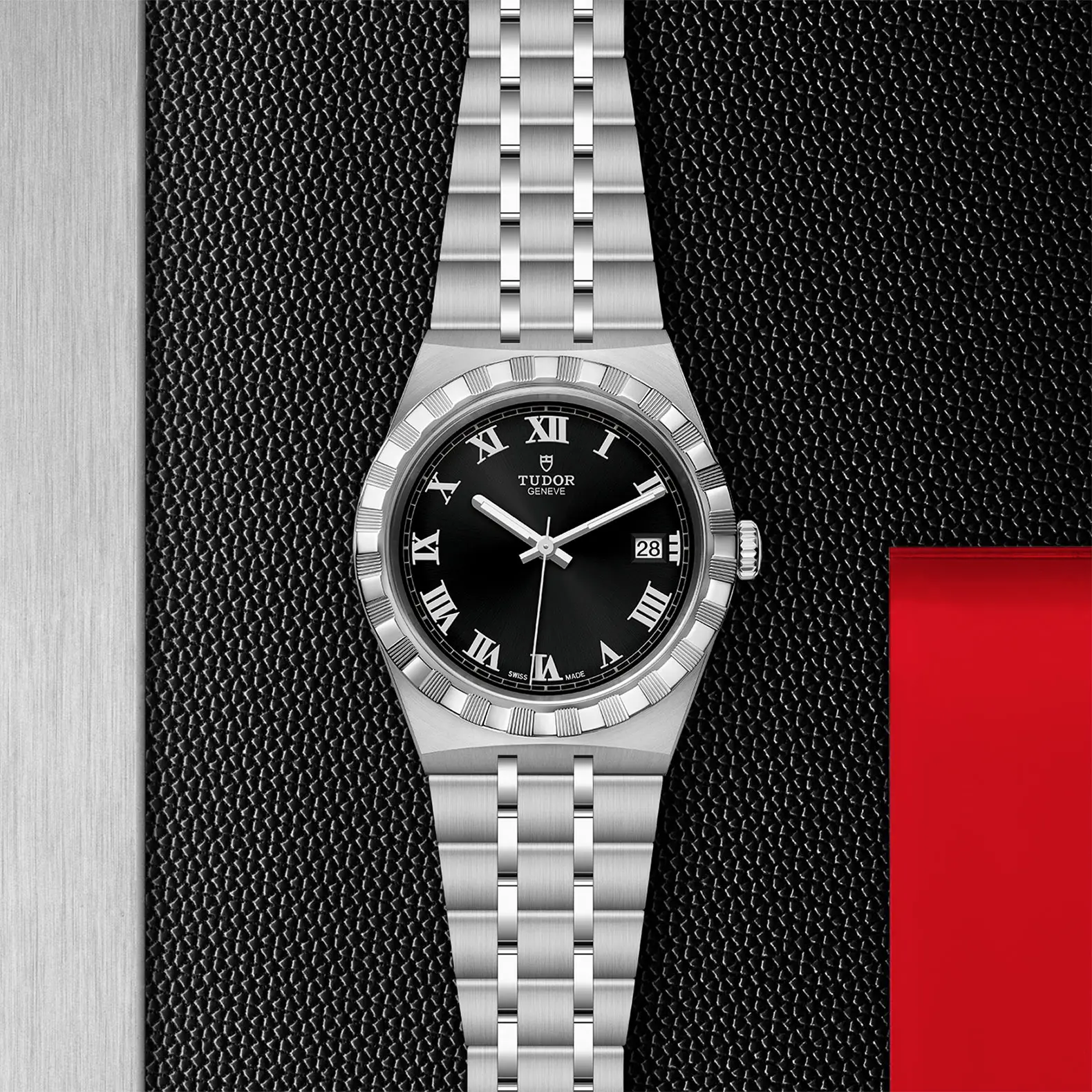 TUDORTUDOR RoyalTUDOR Royal38mm steel case with polished and satin finish - M28500-0003 at Cortina Watch Thailand
