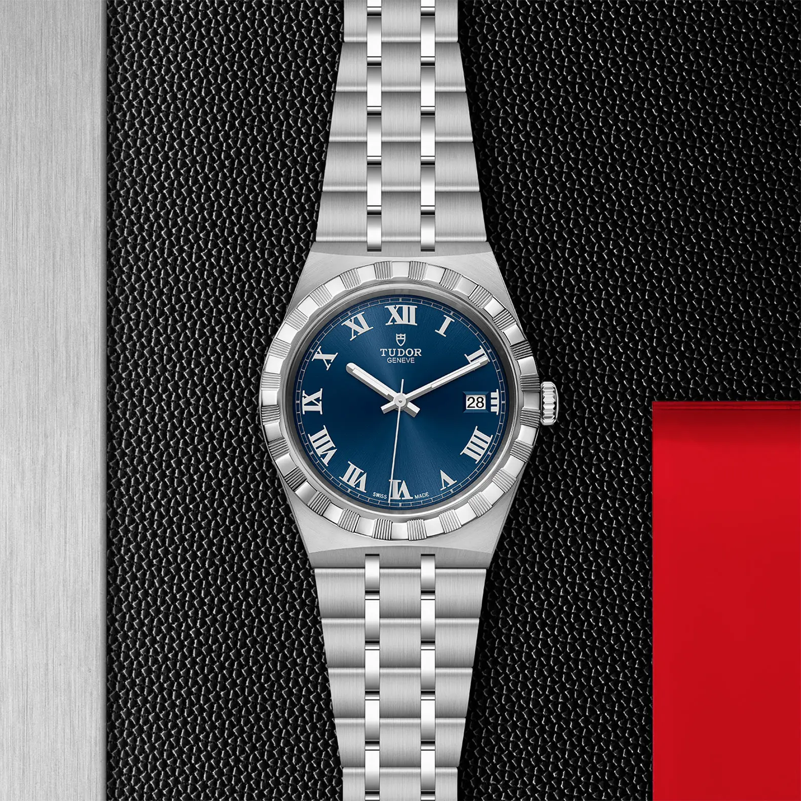 TUDORTUDOR RoyalTUDOR Royal38mm steel case with polished and satin finish - M28500-0005 at Cortina Watch Thailand