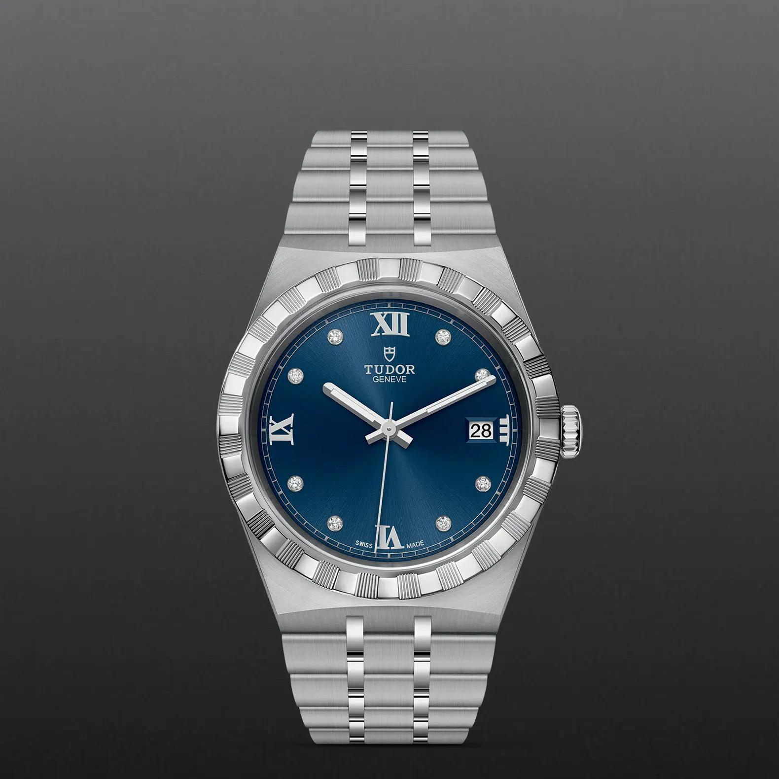TUDORTUDOR RoyalTUDOR Royal38mm steel case with polished and satin finish - M28500-0006 at Cortina Watch Thailand