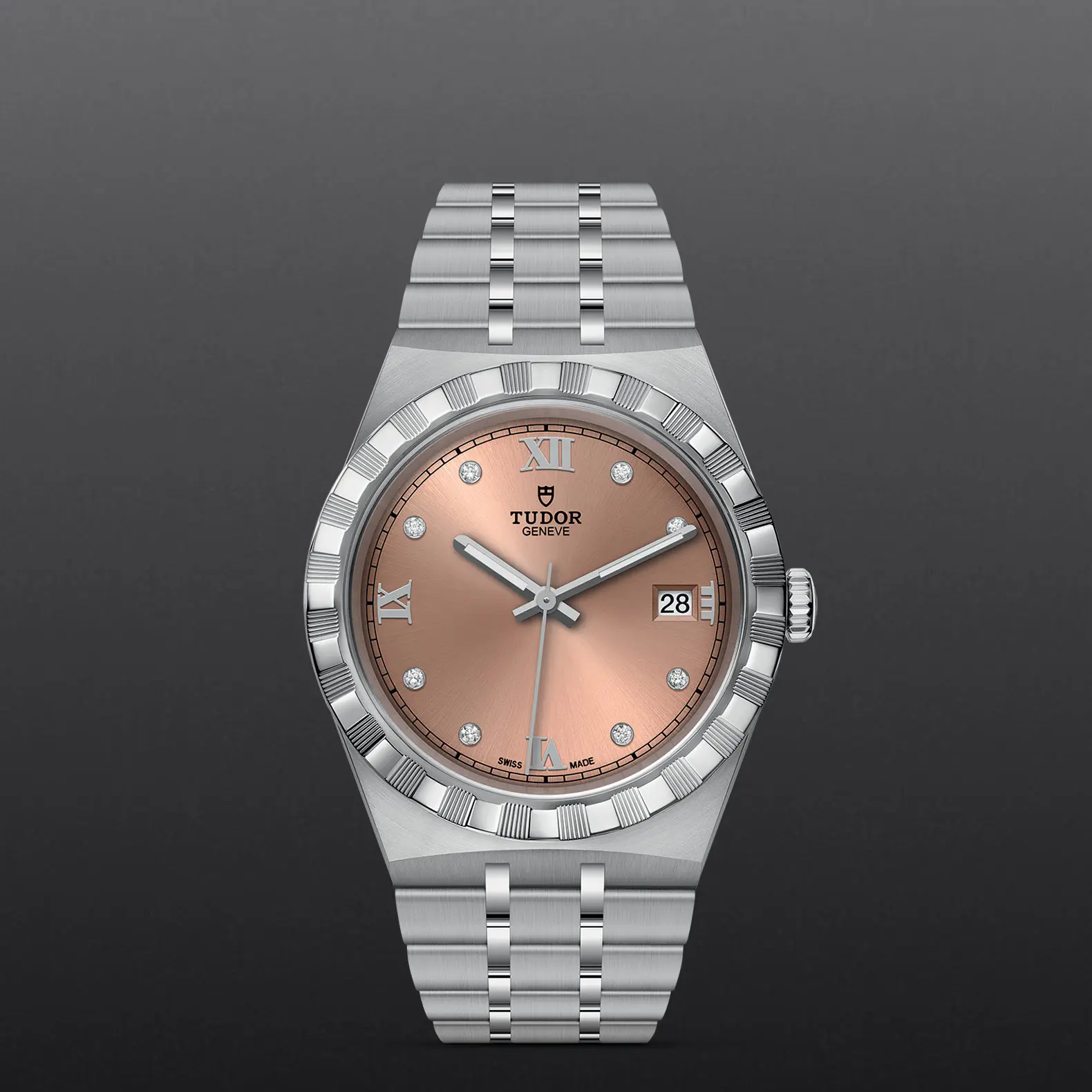 TUDORTUDOR RoyalTUDOR Royal38mm steel case with polished and satin finish - M28500-0009 at Cortina Watch Thailand