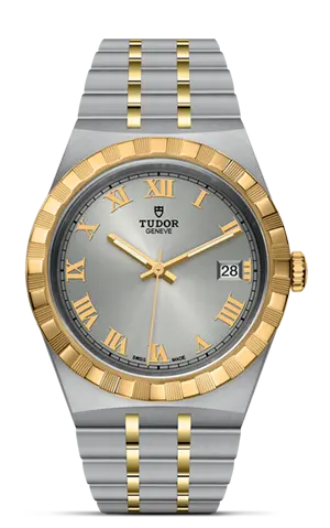 TUDORTUDOR RoyalTUDOR Royal38mm steel case with polished and satin finish - M28503-0001 at Cortina Watch Thailand
