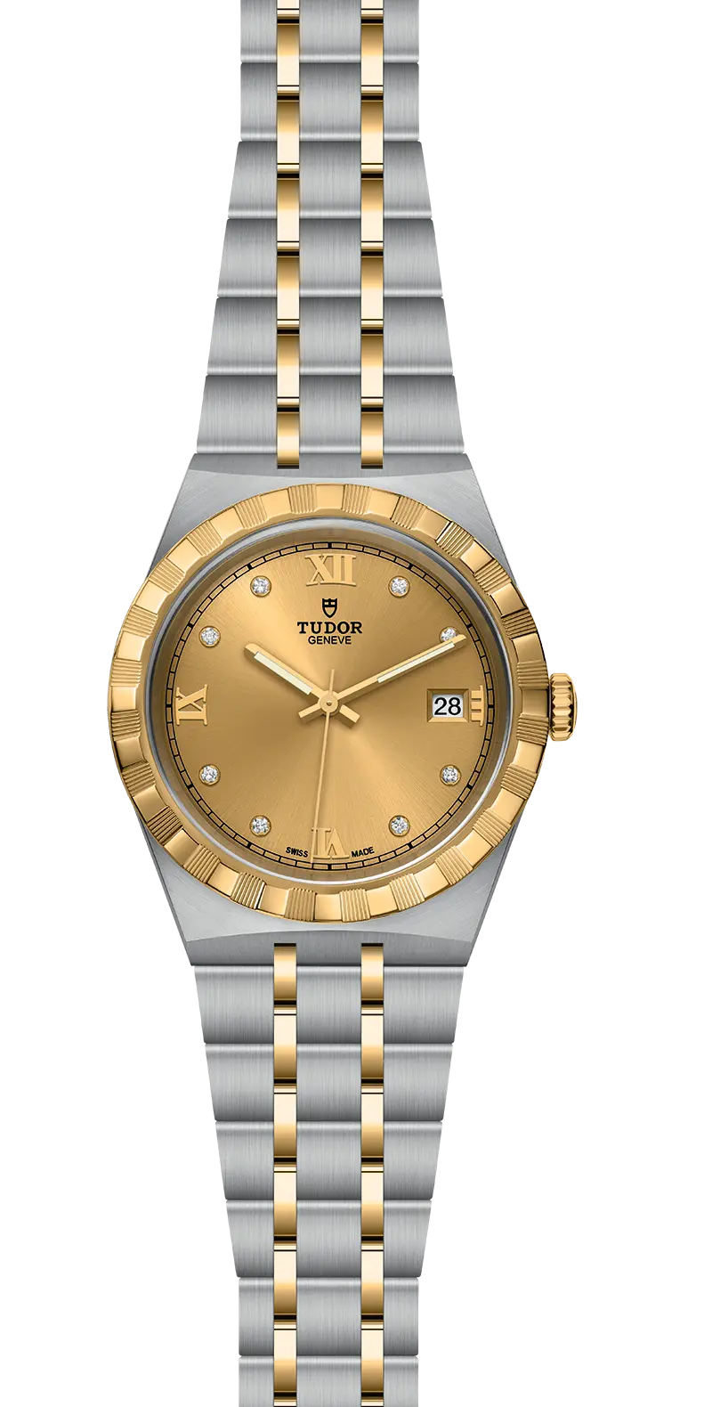 TUDORTUDOR RoyalTUDOR Royal38mm steel case with polished and satin finish - M28503-0005 at Cortina Watch Thailand
