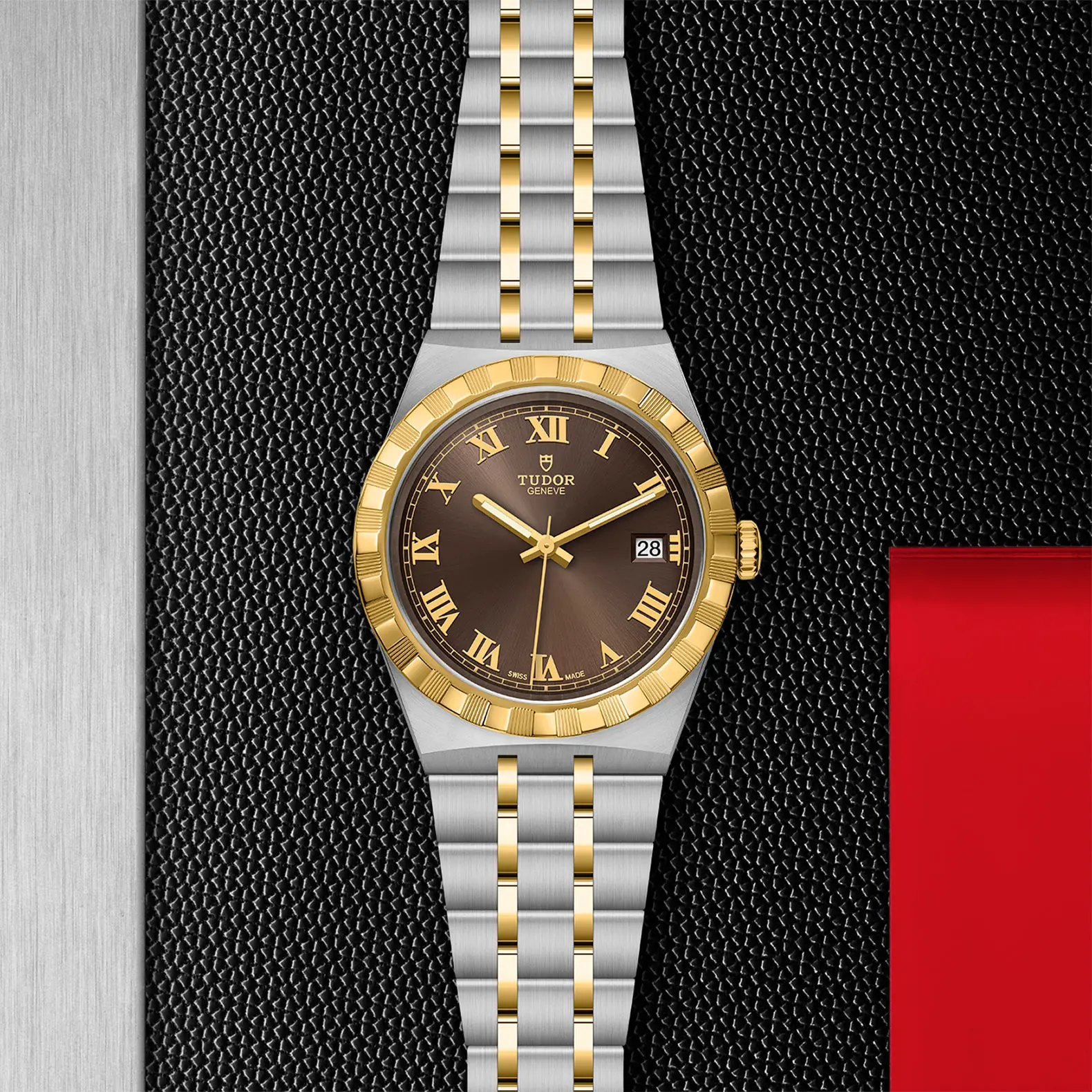 TUDORTUDOR RoyalTUDOR Royal38mm steel case with polished and satin finish - M28503-0007 at Cortina Watch Thailand