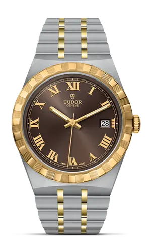 TUDORTUDOR RoyalTUDOR Royal38mm steel case with polished and satin finish - M28503-0007 at Cortina Watch Thailand