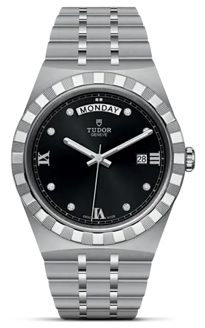 TUDORTUDOR RoyalTUDOR Royal41mm steel case with polished and satin finish - M28600-0004 at Cortina Watch Thailand