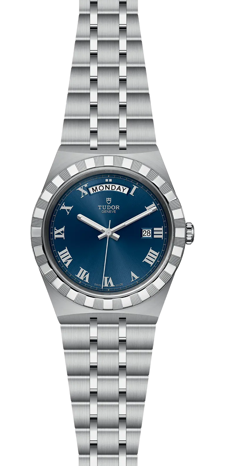 TUDORTUDOR RoyalTUDOR Royal41mm steel case with polished and satin finish - M28600-0005 at Cortina Watch Thailand