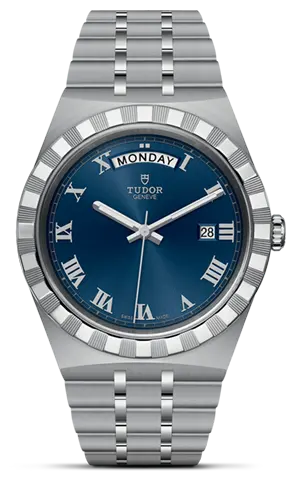 TUDORTUDOR RoyalTUDOR Royal41mm steel case with polished and satin finish - M28600-0005 at Cortina Watch Thailand