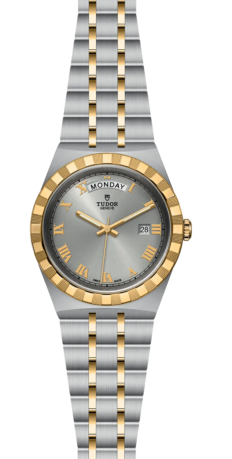 TUDORTUDOR RoyalTUDOR Royal41mm steel case with polished and satin finish - M28603-0001 at Cortina Watch Thailand