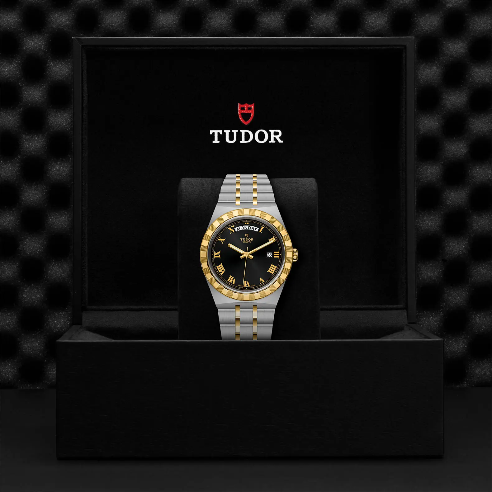 TUDORTUDOR RoyalTUDOR Royal41mm steel case with polished and satin finish - M28603-0003 at Cortina Watch Thailand