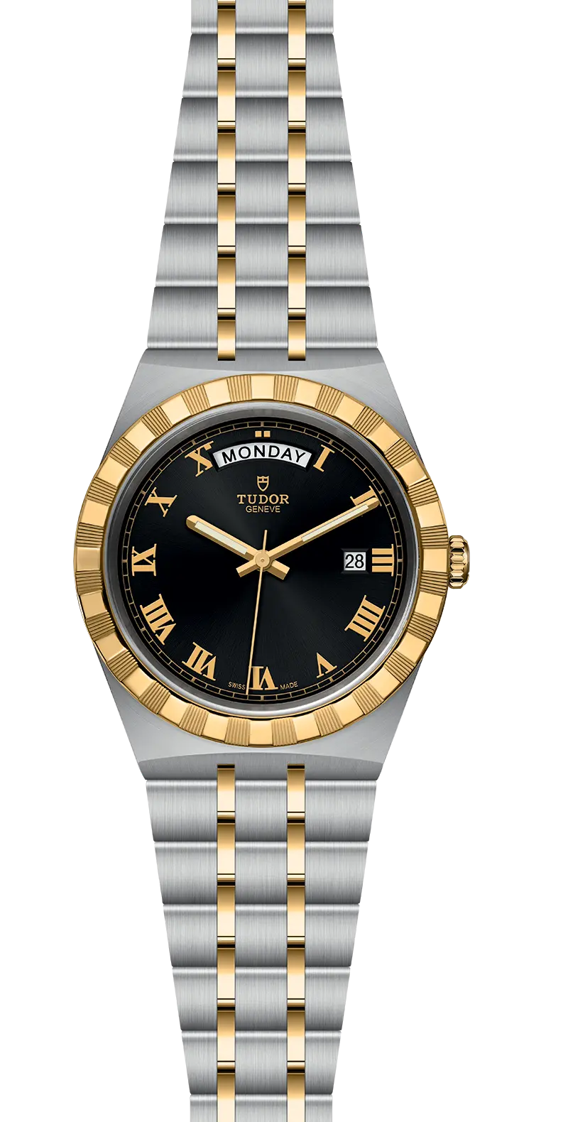 TUDORTUDOR RoyalTUDOR Royal41mm steel case with polished and satin finish - M28603-0003 at Cortina Watch Thailand