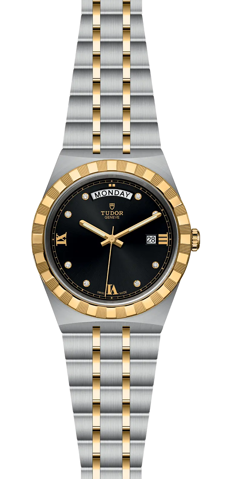 TUDORTUDOR RoyalTUDOR Royal41mm steel case with polished and satin finish - M28603-0005 at Cortina Watch Thailand