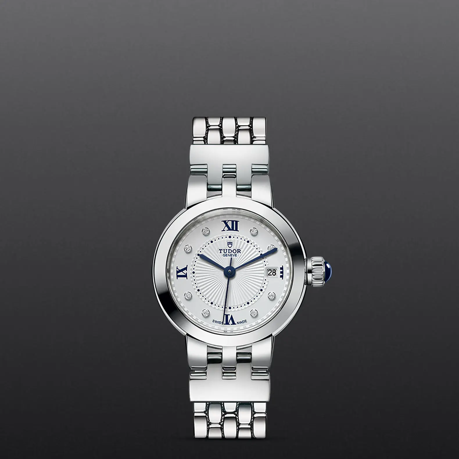TUDORClair de RoseClair de Rose26mm steel case with polished finish - M35200-0004 at Cortina Watch Thailand