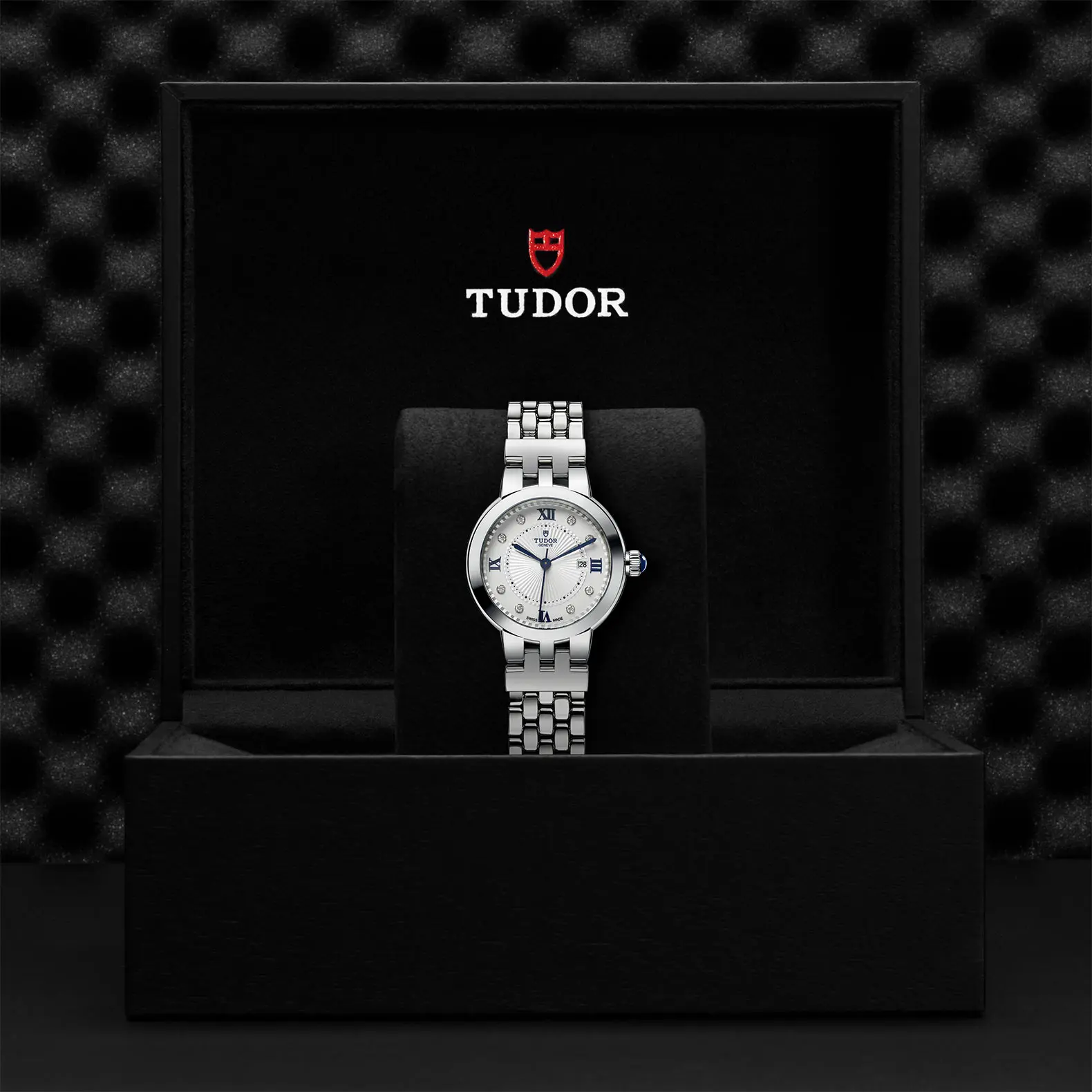 TUDORClair de RoseClair de Rose30mm steel case with polished finish - M35500-0004 at Cortina Watch Thailand