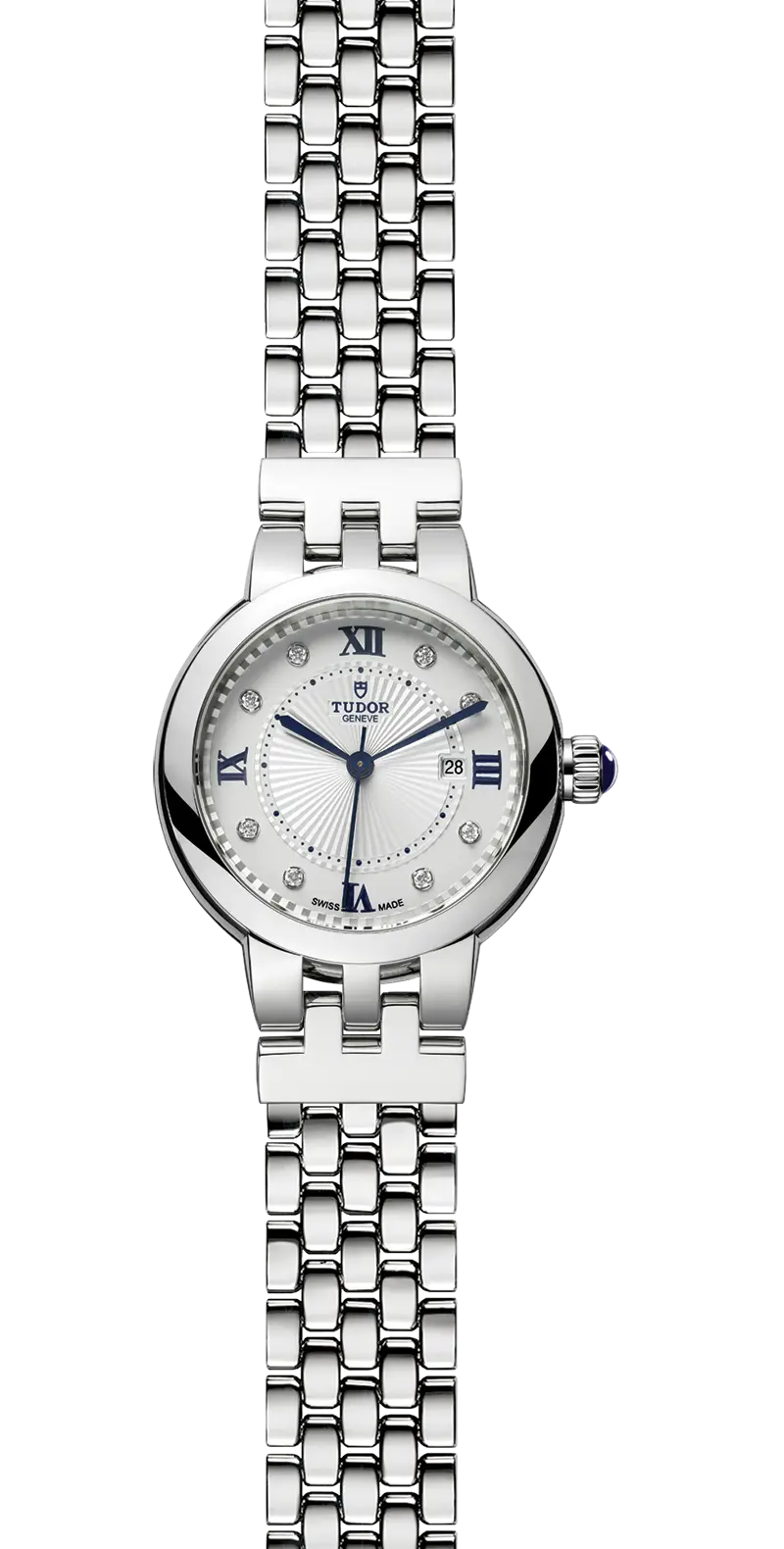 TUDORClair de RoseClair de Rose30mm steel case with polished finish - M35500-0004 at Cortina Watch Thailand