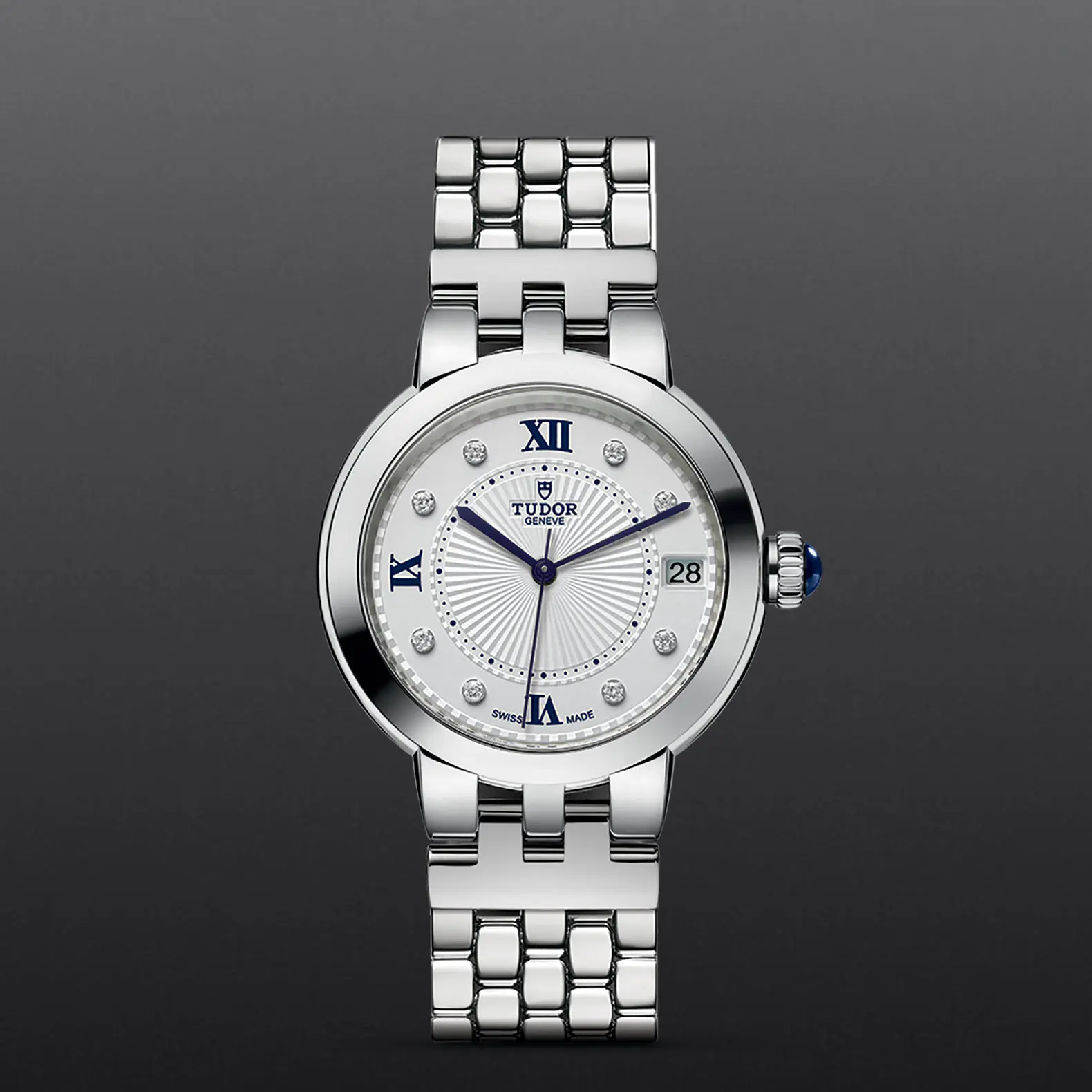 TUDORClair de RoseClair de Rose34mm steel case with polished finish - M35800-0004 at Cortina Watch Thailand