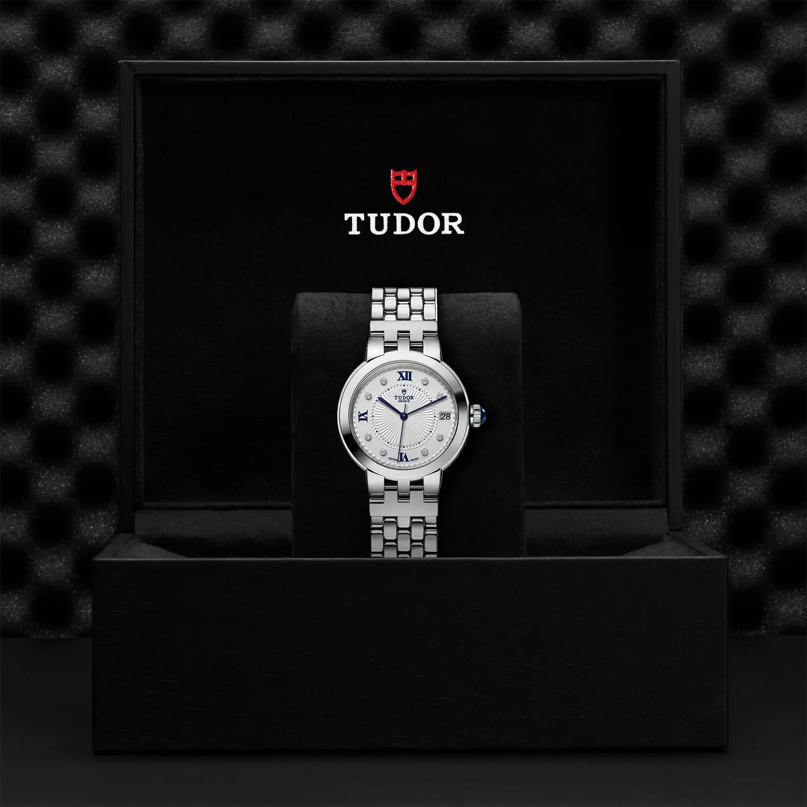 TUDORClair de RoseClair de Rose34mm steel case with polished finish - M35800-0004 at Cortina Watch Thailand