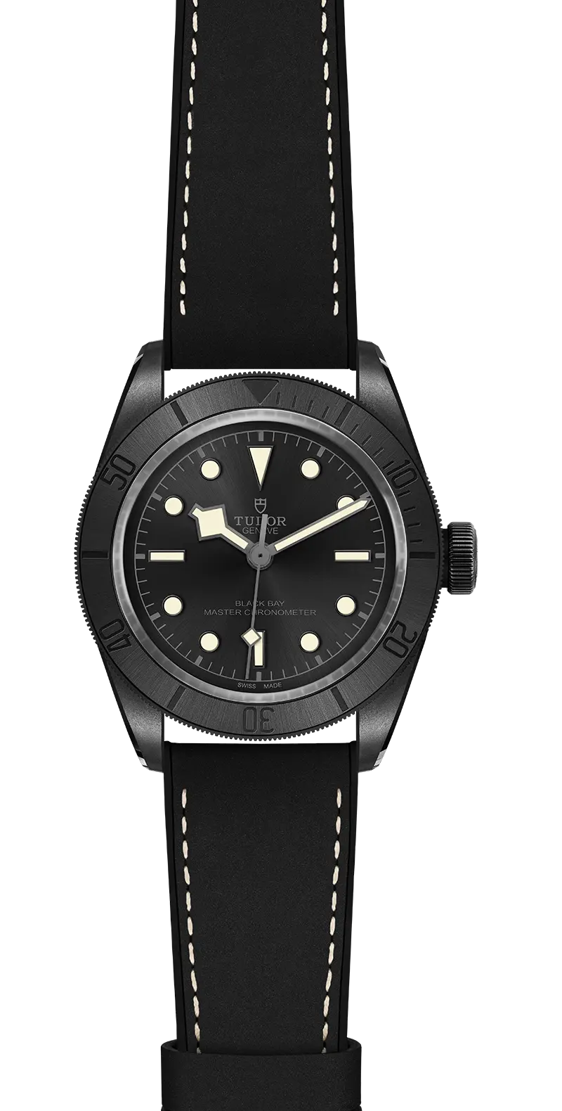TUDORBlack Bay CeramicBlack Bay41mm matt black ceramic case with micro-blasted finish and monobloc middle case Open case back in black-PVD-treated 316L steel with sapphire crystal - M79210CNU-0001 at Cortina Watch Thailand