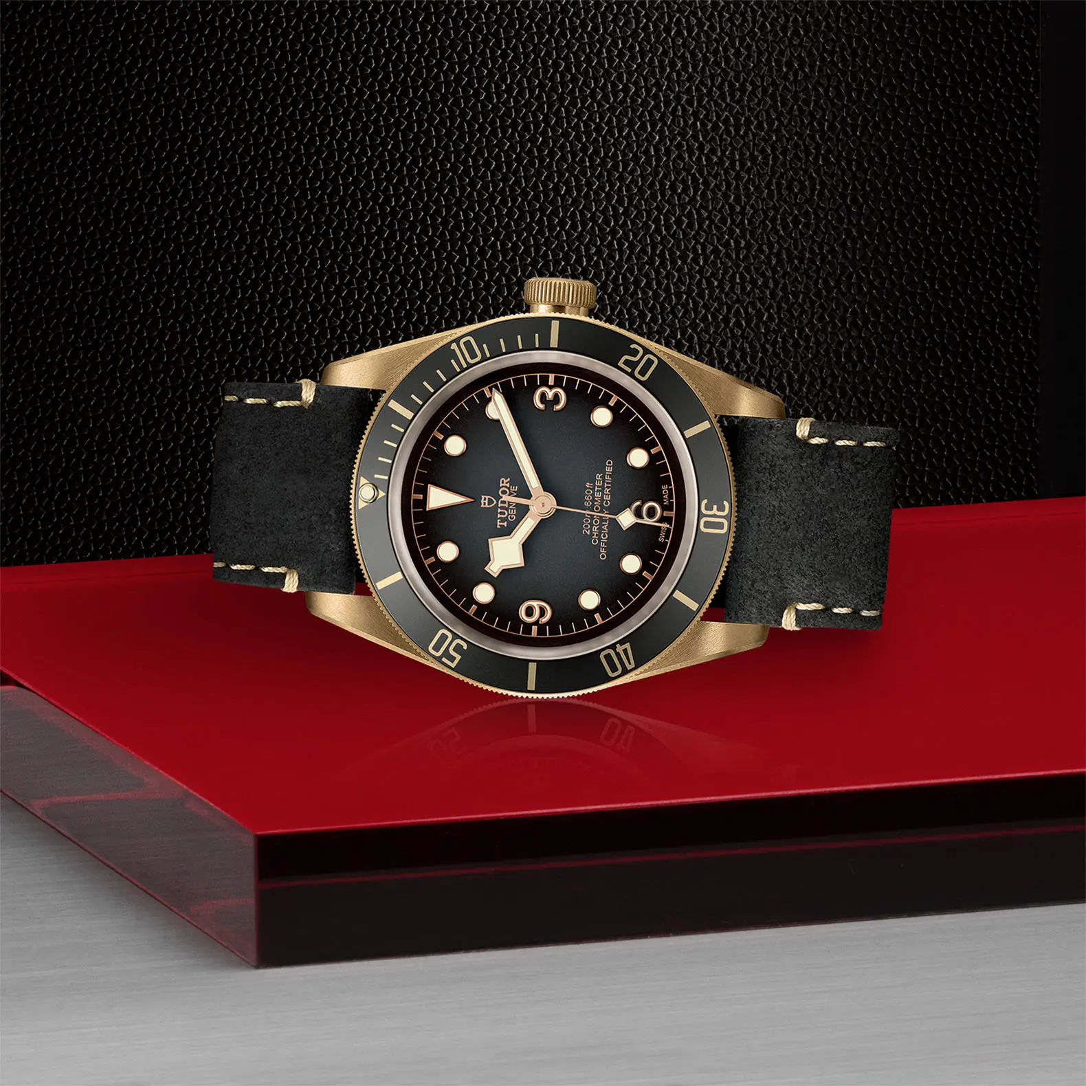 TUDORBlack Bay BronzeBlack Bay Bronze43mm bronze case with bronze-coloured PVD-treated steel case back and satin finish - M79250BA-0001 at Cortina Watch Thailand