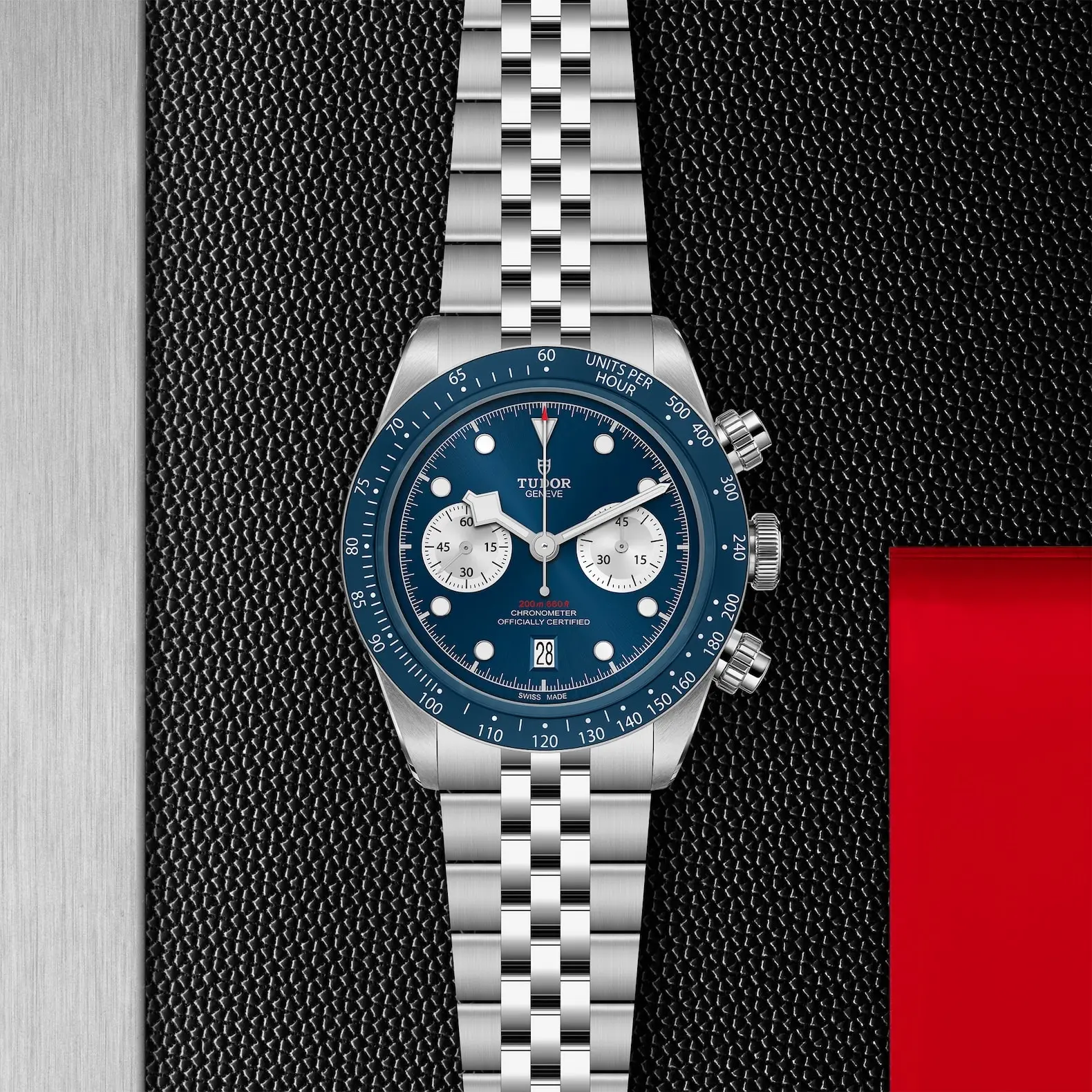 TUDORBlack Bay Chrono Blue Boutique EditionBlack Bay Chrono41mm 316L stainless steel case with polished and satin-brushed finishes - M79360B-0002 at Cortina Watch Thailand