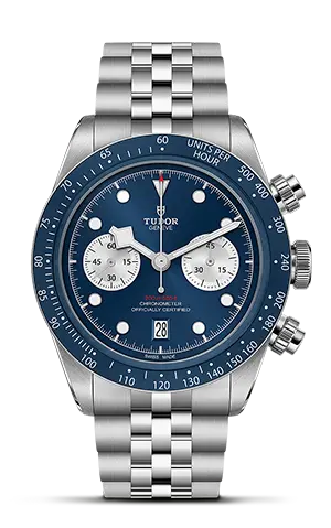 TUDORBlack Bay Chrono Blue Boutique EditionBlack Bay Chrono41mm 316L stainless steel case with polished and satin-brushed finishes - M79360B-0002 at Cortina Watch Thailand