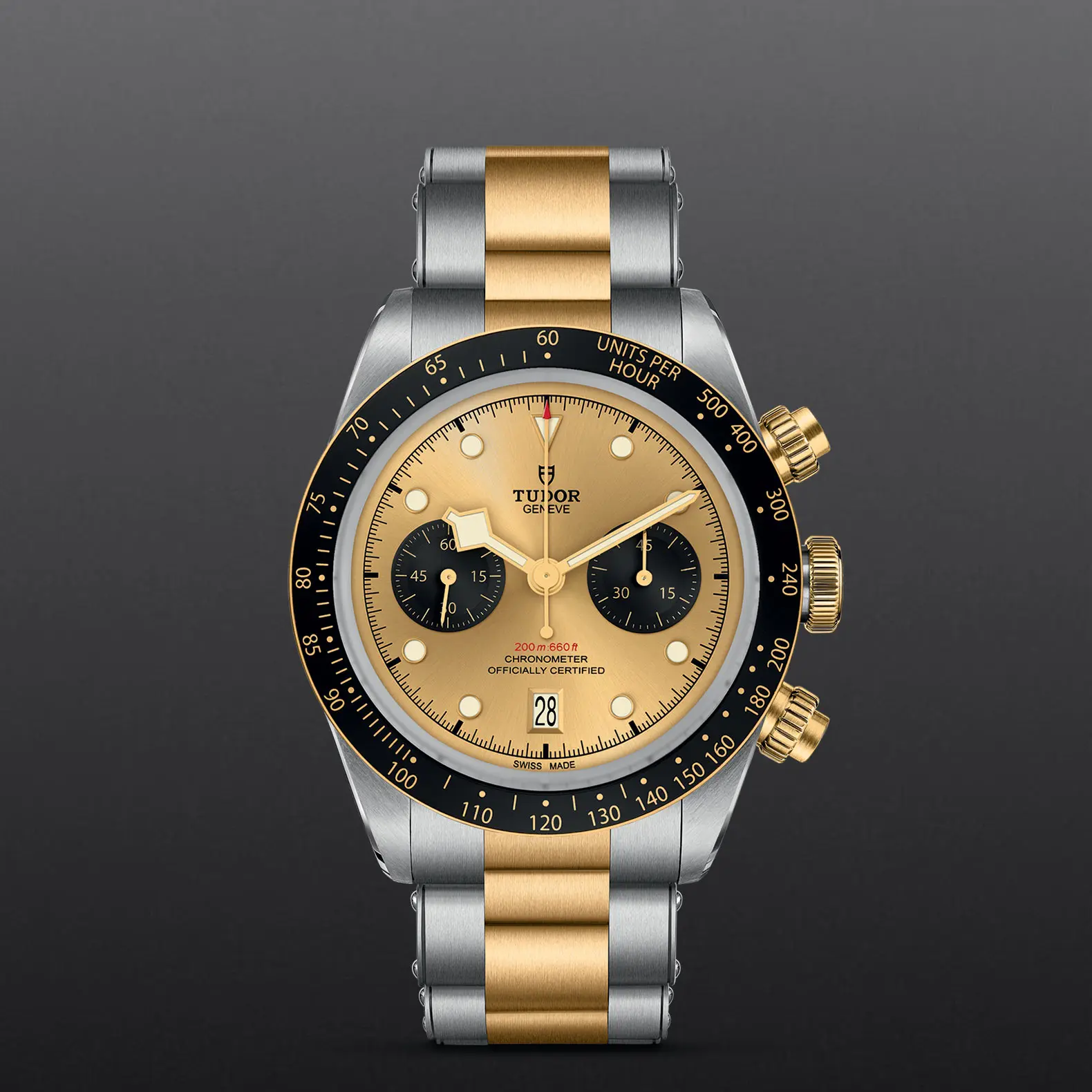 TUDORBlack Bay Chrono S&GBlack Bay Chrono41mm steel case with polished and satin finish - M79363N-0007 at Cortina Watch Thailand