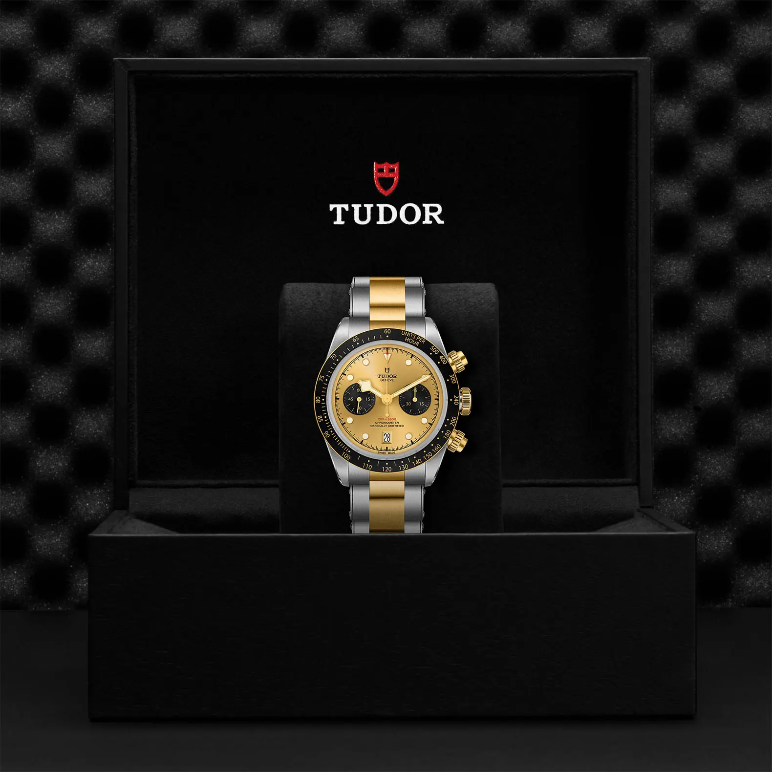 TUDORBlack Bay Chrono S&GBlack Bay Chrono41mm steel case with polished and satin finish - M79363N-0007 at Cortina Watch Thailand