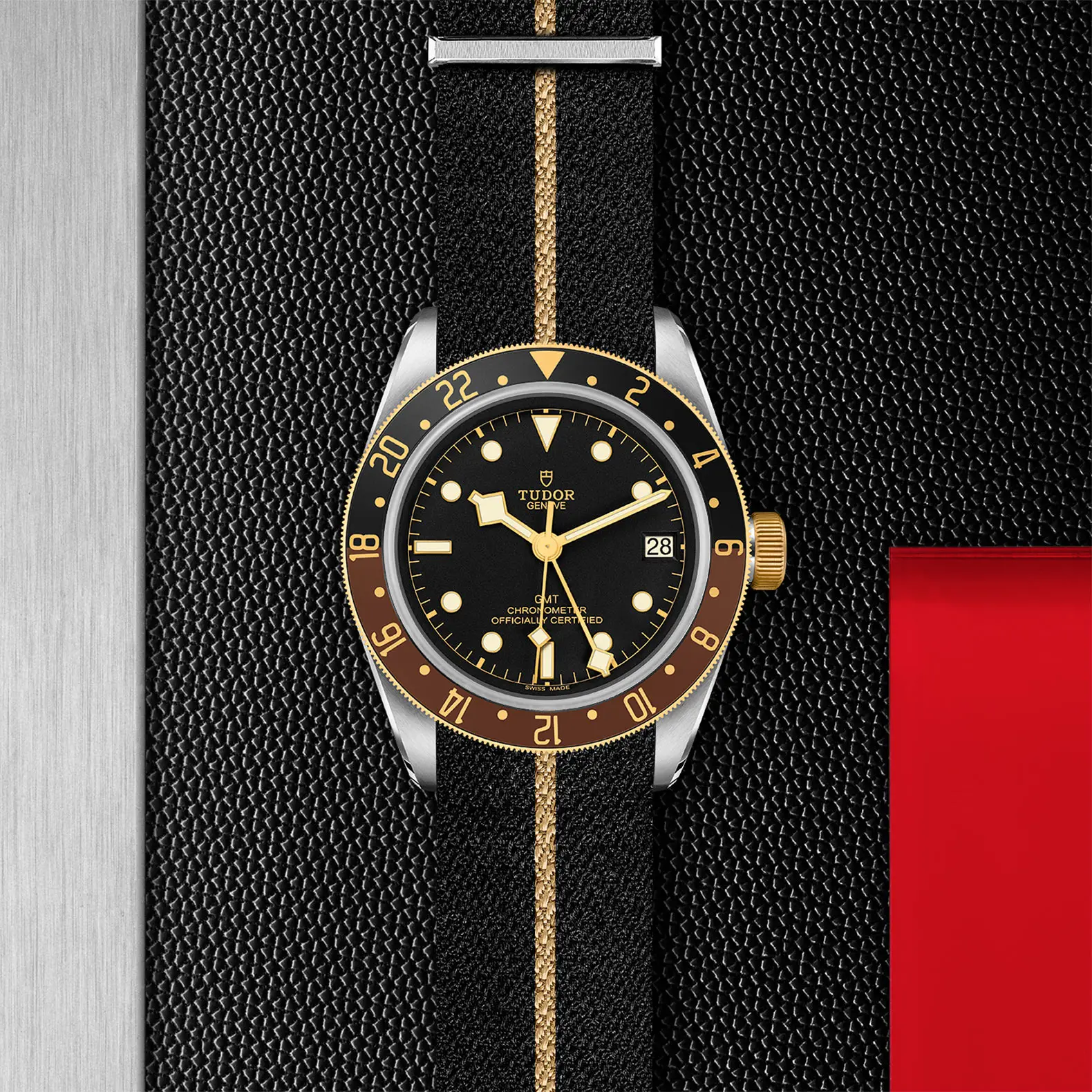 TUDORBlack Bay GMT S&GBlack Bay GMT41mm steel case with polished and satin finish - M79833MN-0004 at Cortina Watch Thailand