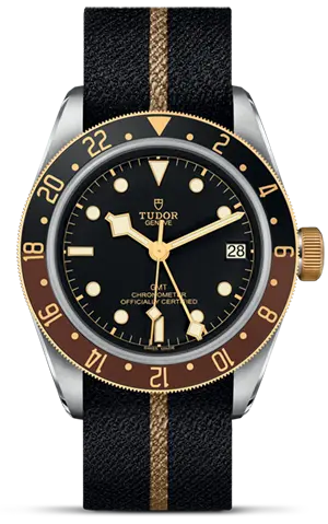TUDORBlack Bay GMT S&GBlack Bay GMT41mm steel case with polished and satin finish - M79833MN-0004 at Cortina Watch Thailand