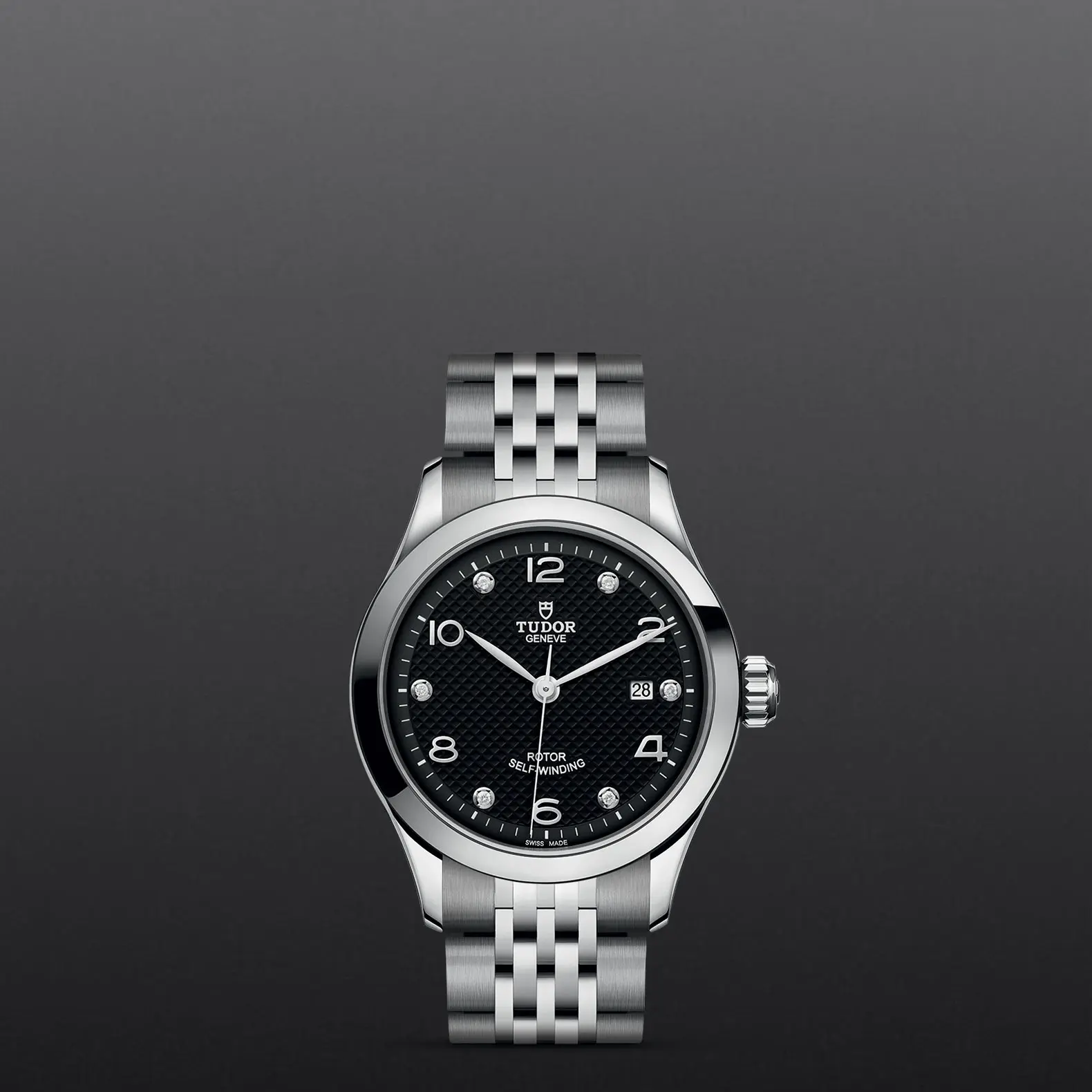 TUDOR1926192628mm steel case with polished finish - M91350-0004 at Cortina Watch Thailand