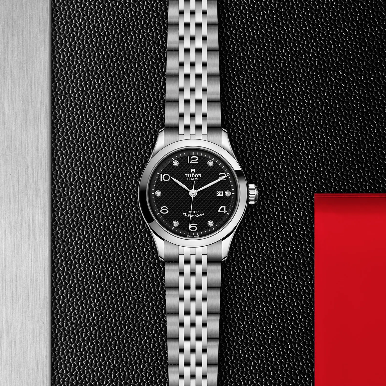 TUDOR1926192628mm steel case with polished finish - M91350-0004 at Cortina Watch Thailand