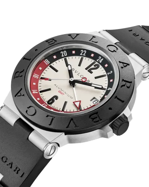 Bvlgari Aluminium Black GMT - Cortina Watch Thailand