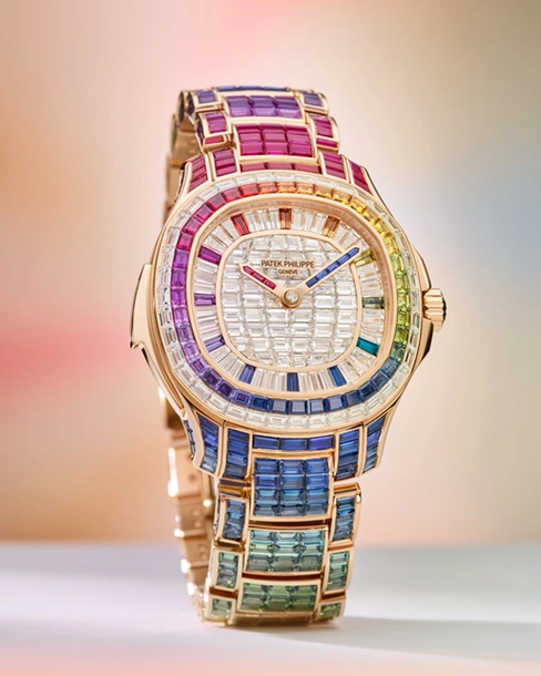 Aquanaut Luce “Rainbow” Minute Repeater, Haute Joaillerie - Cortina Watch Thailand