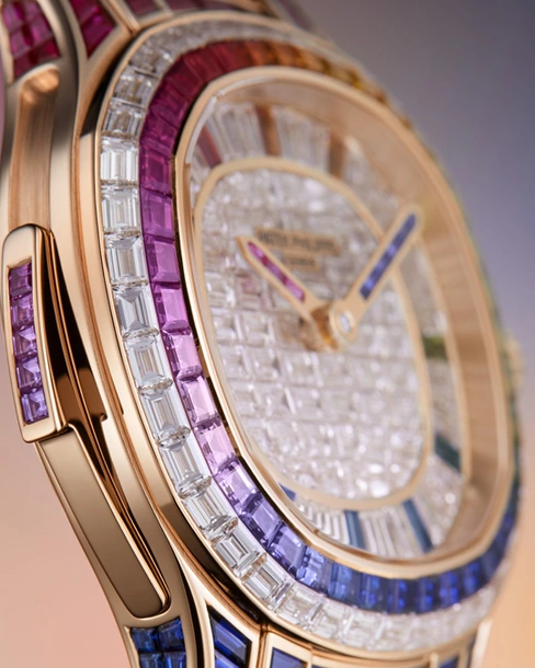 Aquanaut Luce “Rainbow” Minute Repeater, Haute Joaillerie - Cortina Watch Thailand