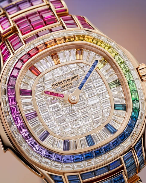 Aquanaut Luce “Rainbow” Minute Repeater, Haute Joaillerie - Cortina Watch Thailand