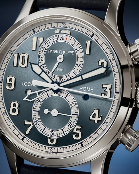 Calatrava Pilot Travel Time Chronograph - Cortina Watch Thailand