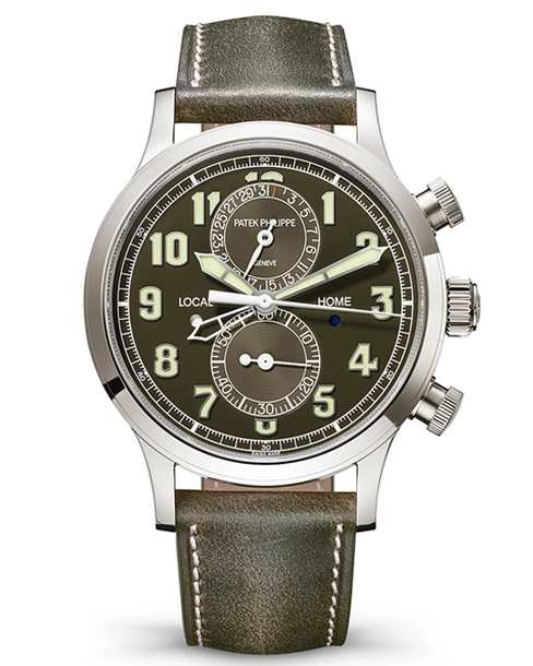 Calatrava Pilot Travel Time Chronograph - Cortina Watch Thailand
