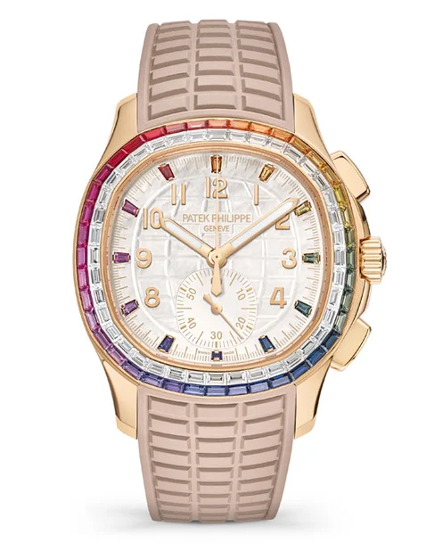 Aquanaut Luce Rainbow Chronograph - Cortina Watch Thailand