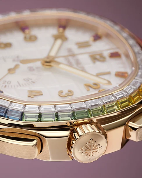 Aquanaut Luce Rainbow Chronograph - Cortina Watch Thailand