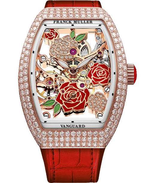 Vanguard Rose Skeleton - Cortina Watch Thailand